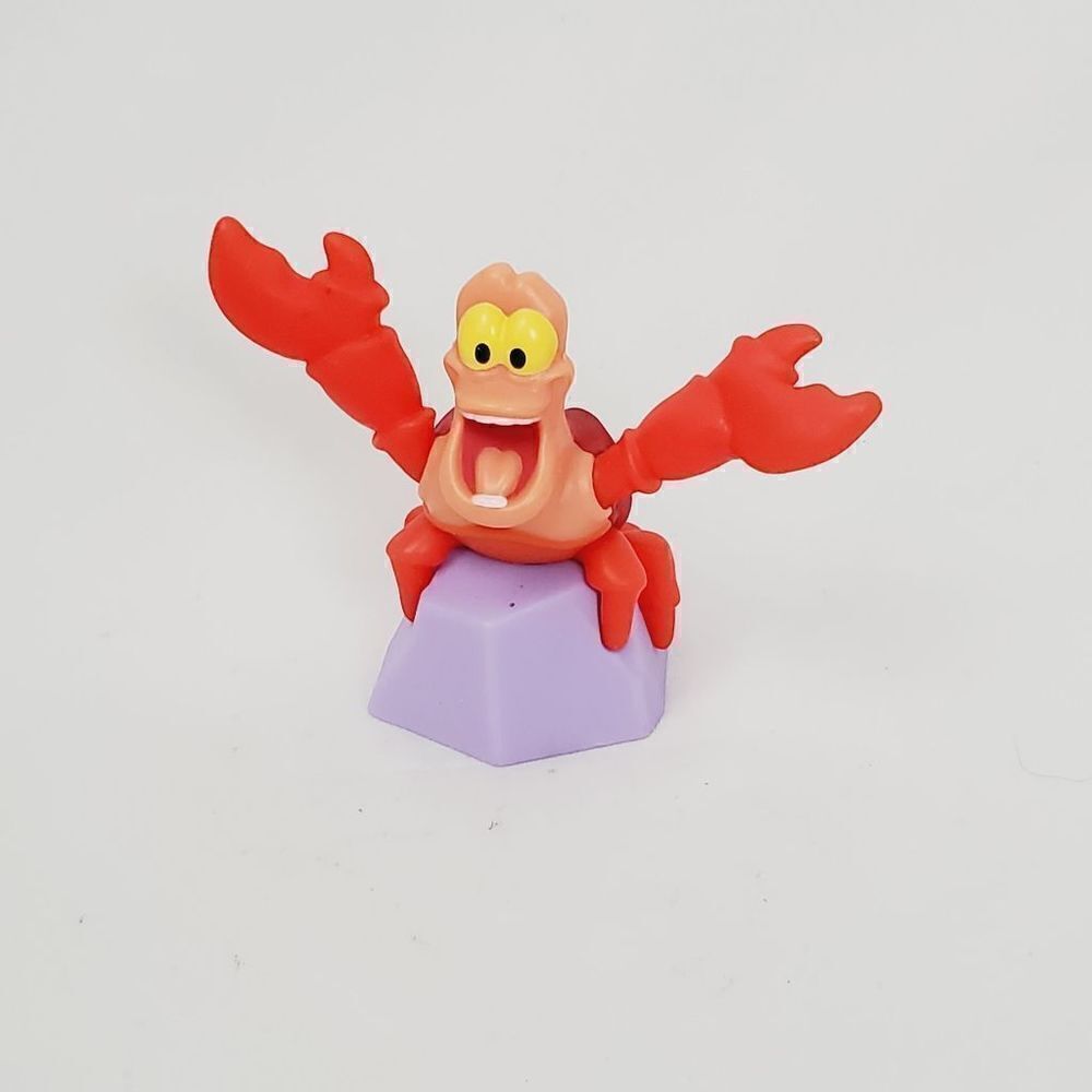 Little Mermaid Sebastian Figurine Disney Crab, McDonald's Toy Collectable Figure